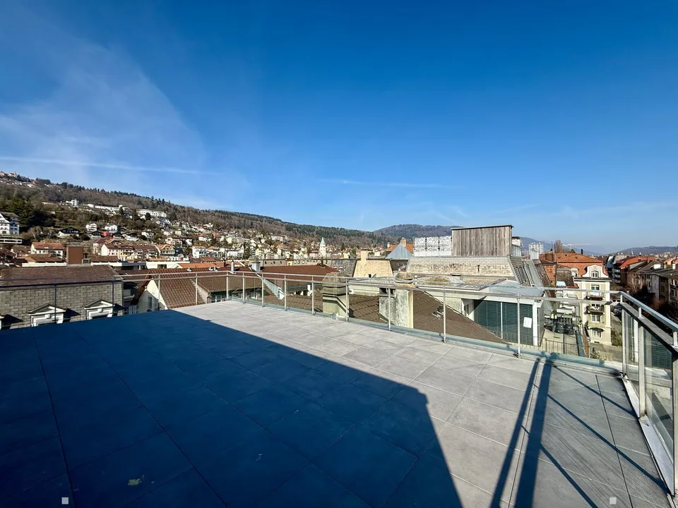 Exklusive Attika Loftwohnung mit Panoramablick