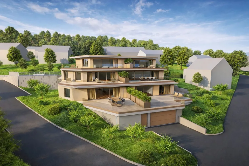 Habitation de luxe – appartement terrasse exclusif de 4,5 pièces au Buechenberg