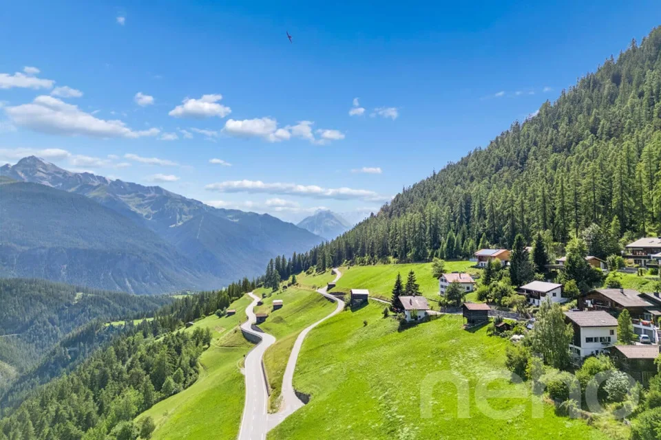 Grosszügiges Grundstück mit Baulandanteil in Davos Wiesen