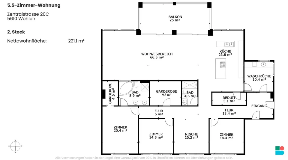 Exklusives 5.5-Zimmer-Loft in Wohlen – Foto 9 von 9