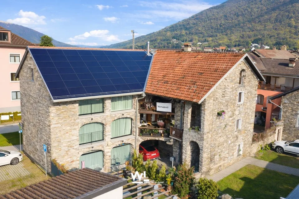 5-Zimmer-Reihenhaus mit Tessiner- Charme an ruhiger Lage in Losone