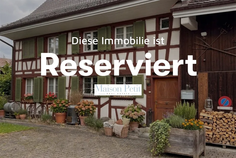 Ein historisches gut unterhaltenes Riegelhaus im Thurgau sucht eine neue Familie
