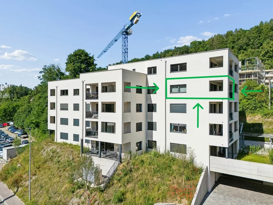 Appartement moderne 2.5 pièces avec terrasse à vendre à Schaffhausen