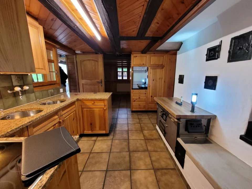 Charming 3.5 maisonette apartment on the ground floor with rustic flair