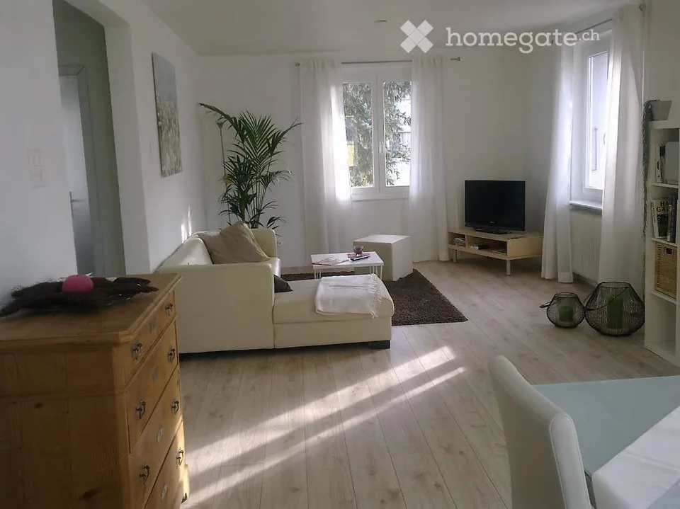 Grosszügige, helle 2.5 Zimmerwohnung mit grosser Terrasse