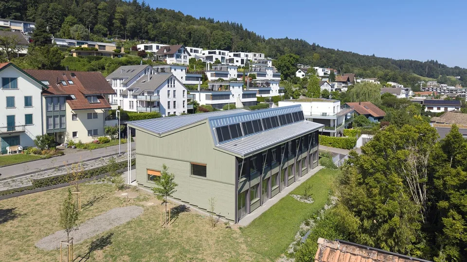 First-time rental: Smart townhouses in Horgen on Lake Zurich