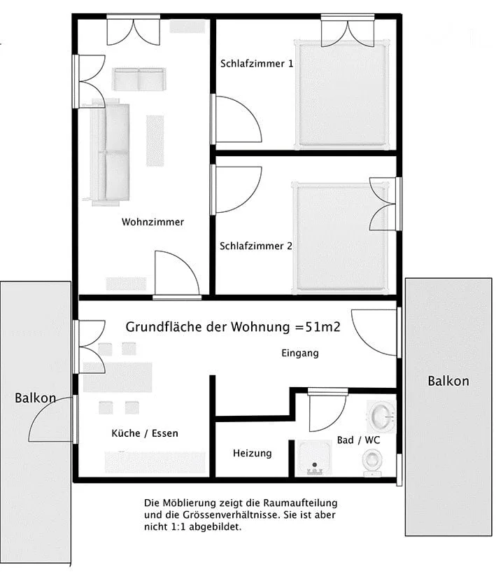 Fully furnished, well-equipped and ready to move in!