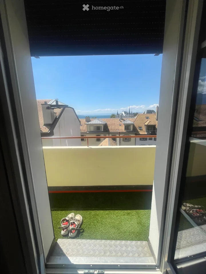 Appartamento 1,5 locali con vista impareggiabile nel centro di Vevey