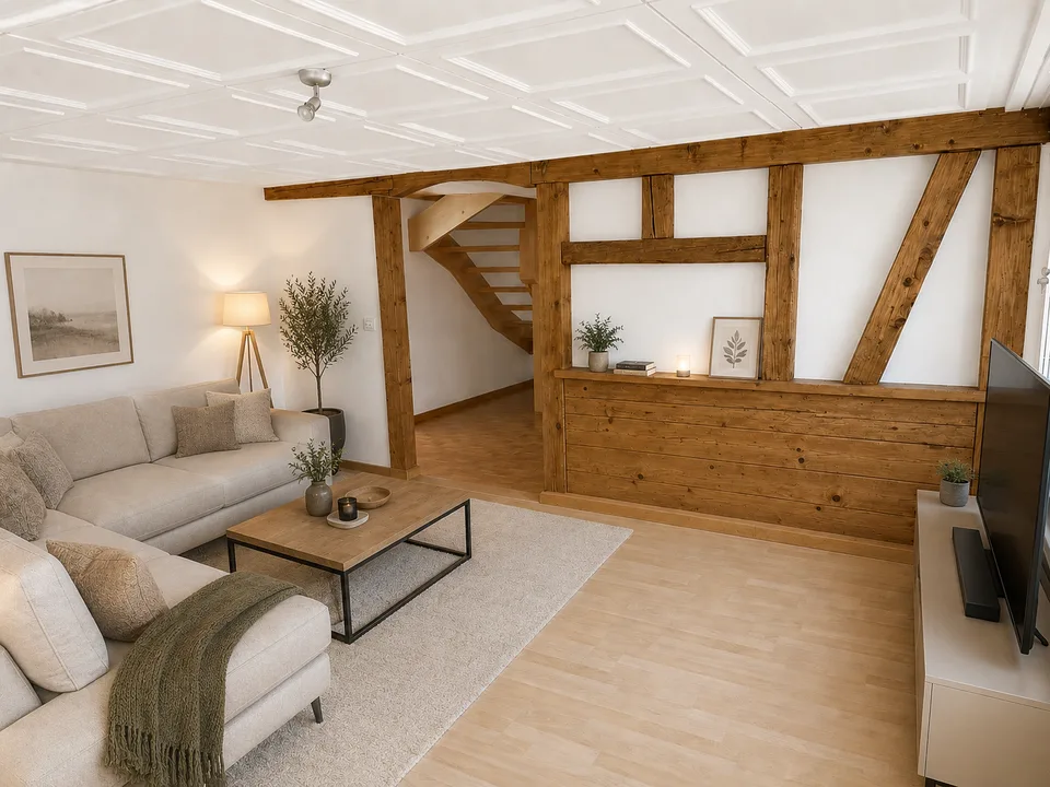 Cozy 5-room old building apartment with a room height of 2.10 m