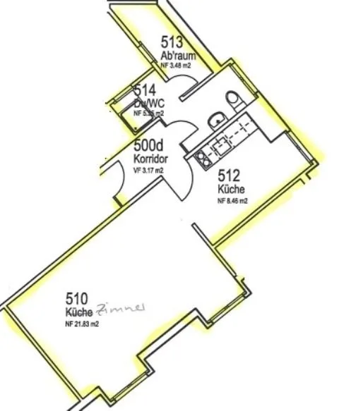 1 ½ pièces appartement, 9000 St. Gallen