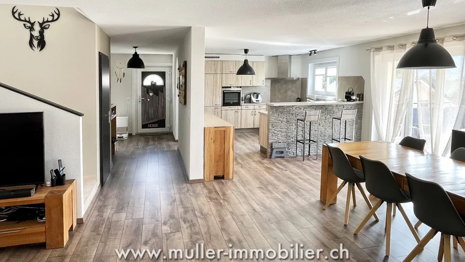 Very beautiful individual villa between Bulle and Oron-la-Ville
