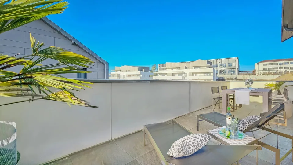 Neues T2 mit Terrasse im letzten Stock in Annecy Chavanod