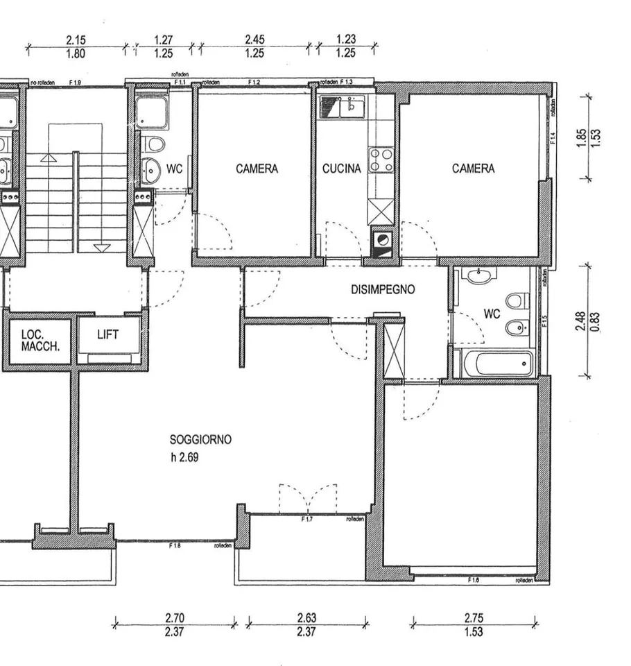Appartamento 4.5 locali in centro Lugano
