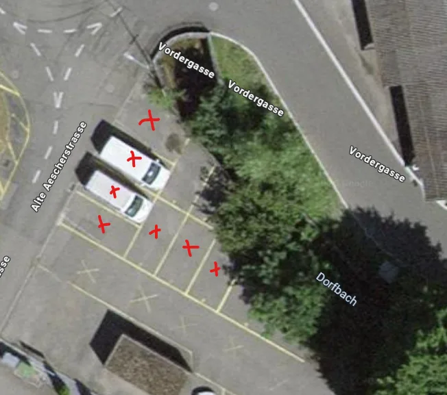 Aussenparkplatz zu vermieten