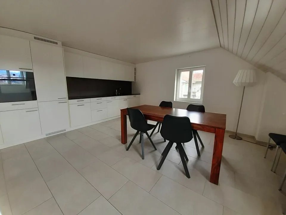 2 1/2 room attic apartment with gallery