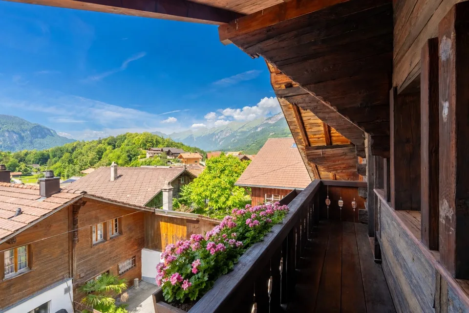 Familienidylle mit Alpenpanorama und viel Platz zum Leben