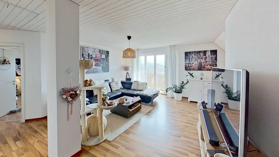 Vue panoramique incluse - Maison moderne à deux familles avec vue sur le Säntis
