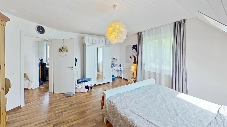 Vue panoramique incluse - Maison moderne à deux familles avec vue sur le Säntis