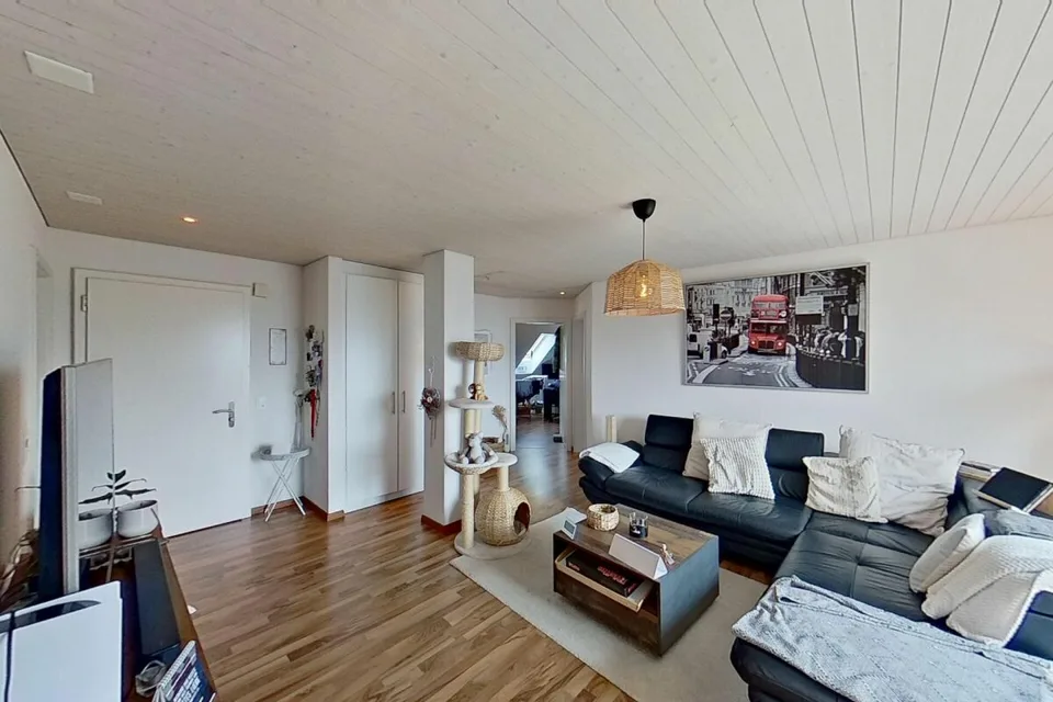 Vue panoramique incluse - Maison moderne à deux familles avec vue sur le Säntis