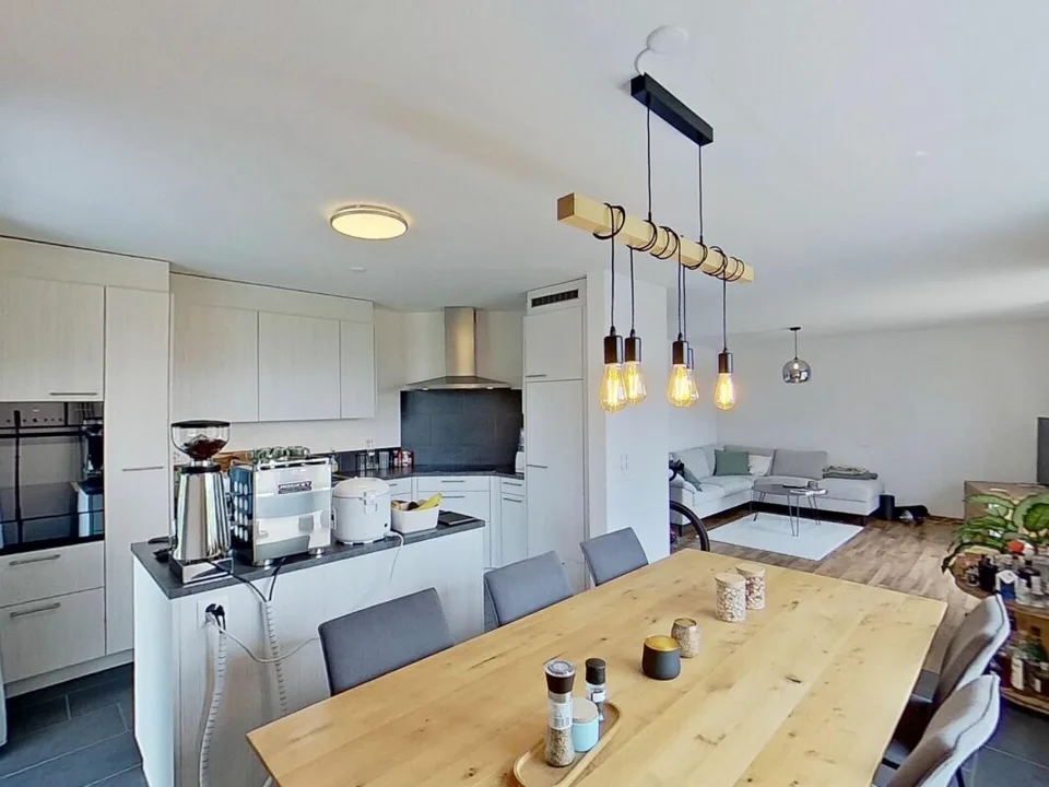 Vue panoramique incluse - Maison moderne à deux familles avec vue sur le Säntis