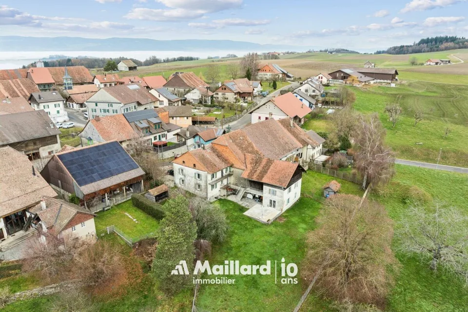 Thierrens - Maison de 5.5 pièces avec important potentiel d'agrandissement