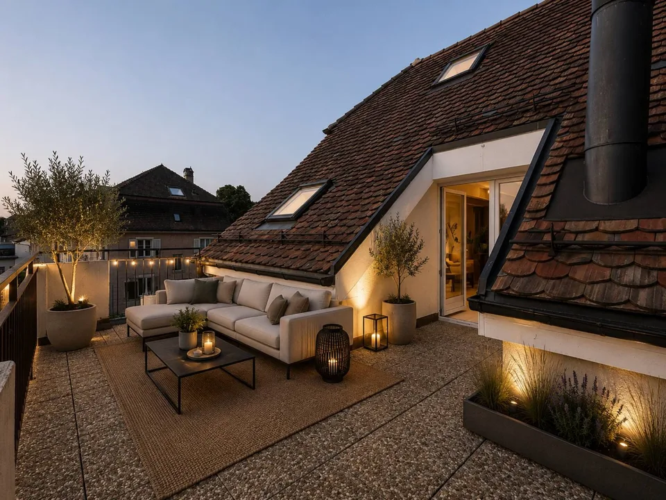Attico in duplex con terrazza e balcone
