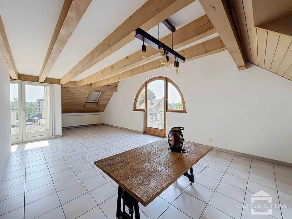 Attique en duplex avec terrasse et balcon