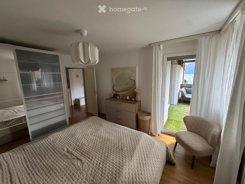 Apartment 2.5 rooms in Clarens (Montreux) – Lake view