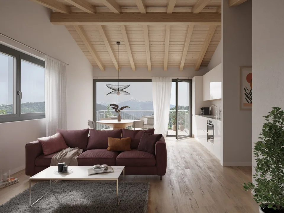 Ayent villa contigue en duplex de 4,5 pièces avec vue panoramique