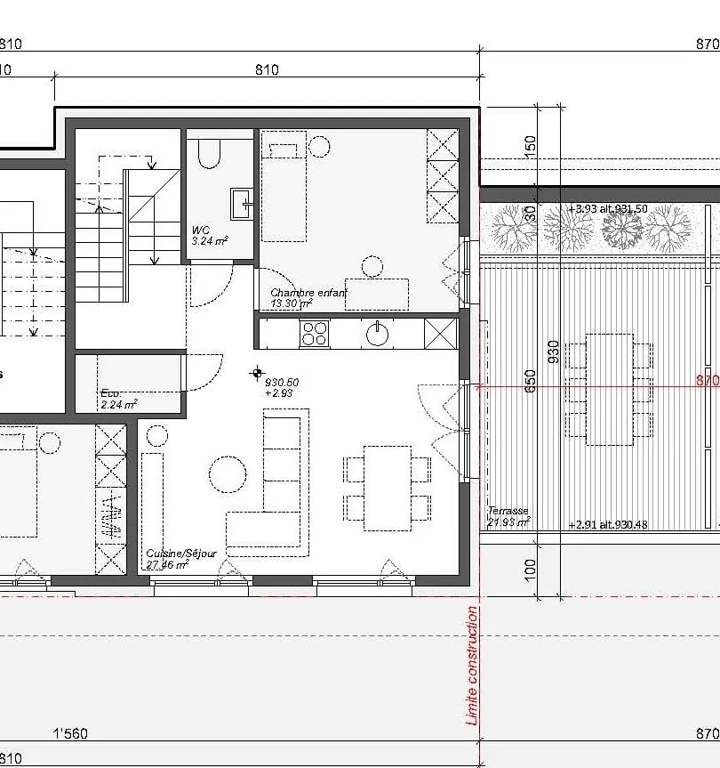 Ayent villa with 4.5-room duplex and panoramic view