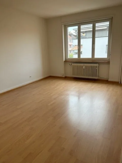Appartement 2 pièces lumineux avec balcon et vue sur le vert à Bâle