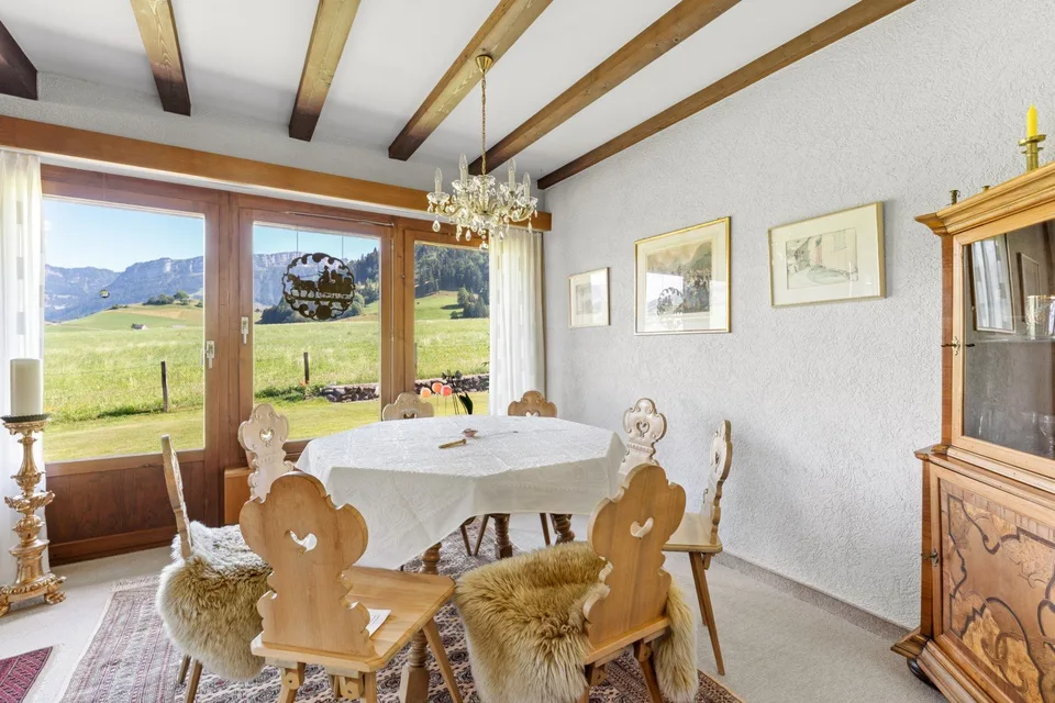 Charmantes Einfamilienhaus in Appenzell – 6.5 Zimmer mit Aussicht und Doppelgarage