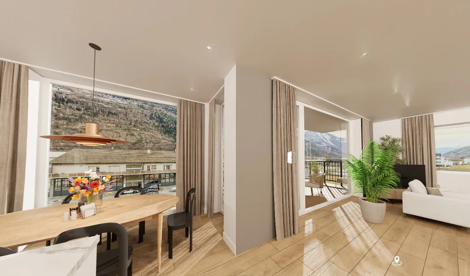 Spacious 4.5-room new apartment with southwest balcony