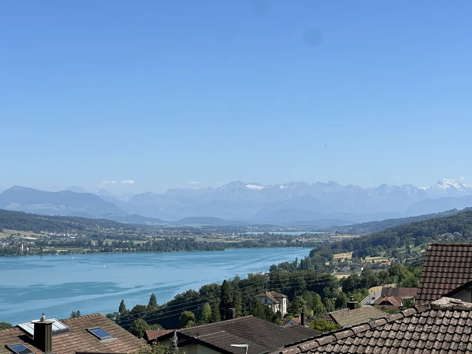 4.5-room apartment with top lake and Alpine views!