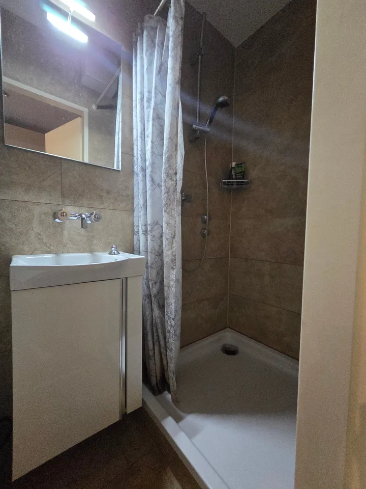 Partly furnished charming studio in a quiet location for rent