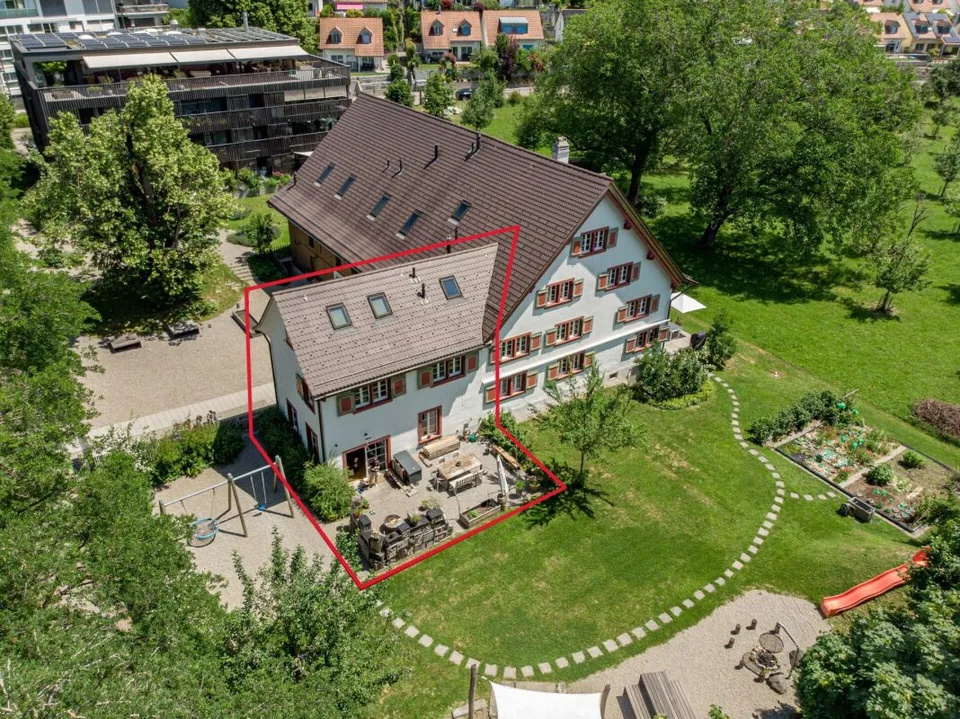 3-Zimmer-Hausteil mit Gartensitzplatz