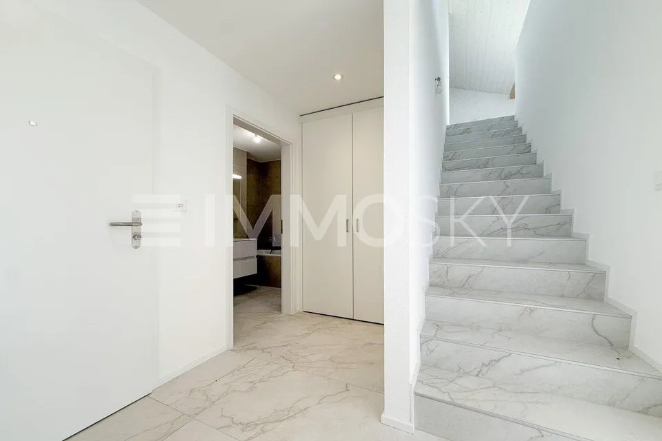 3.5 pièces neuf avec combles d'env. 69 m² et grand balcon (Lot B5-8.1)
