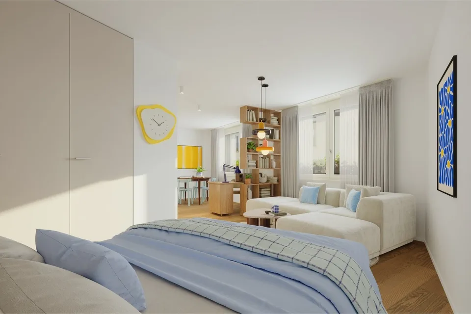 Appartement neuf 1.5 au 6ème étage - Fribourg