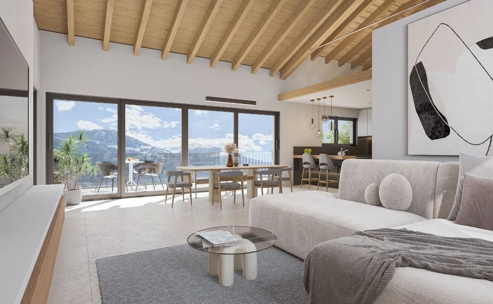 Villa d'exception avec vue imprenable sur les Alpes