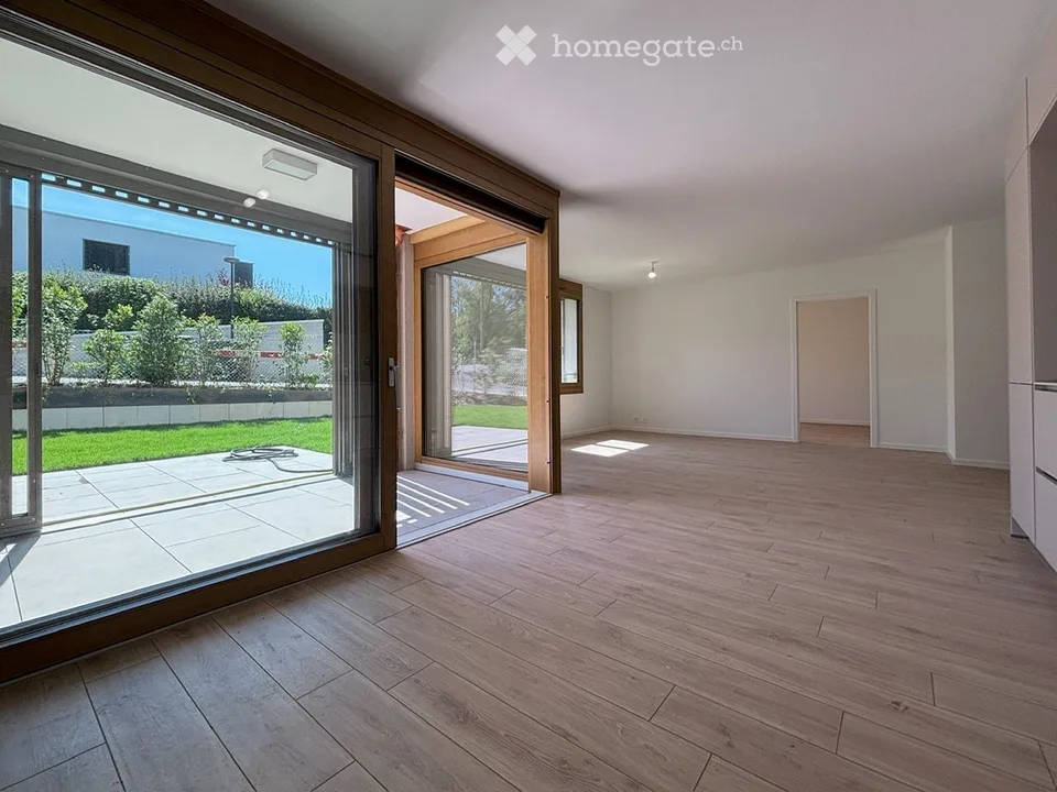 Magnifique appartement neuf de 4 pièces avec jardin privatif à Bernex
