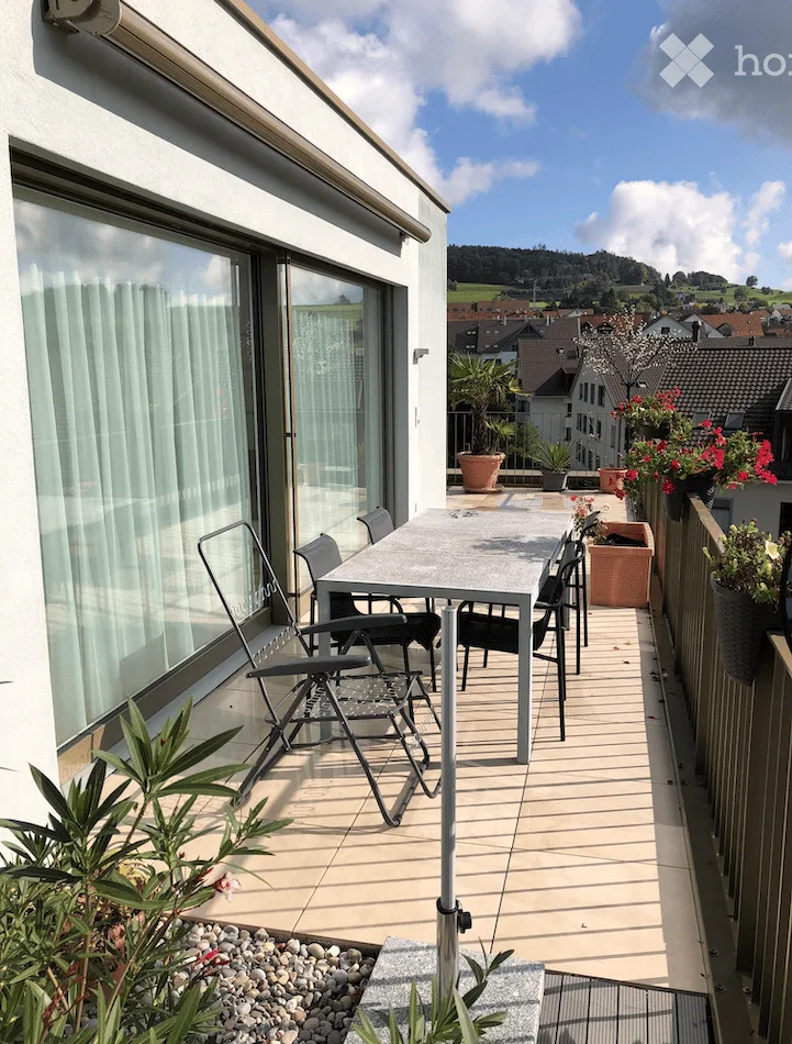 Moderne 4.5-Zimmer-Attikawohnung mit 60m2 grosser Terrasse