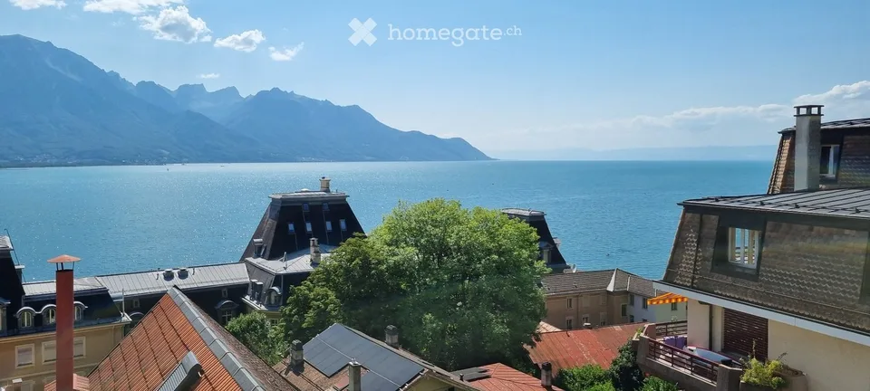 Zweizimmerwohnung mit schönem Blick auf den See