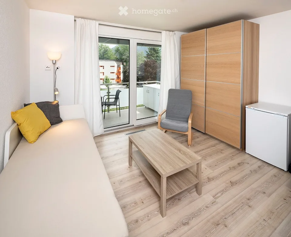 Sion / Fully furnished studio with balcony