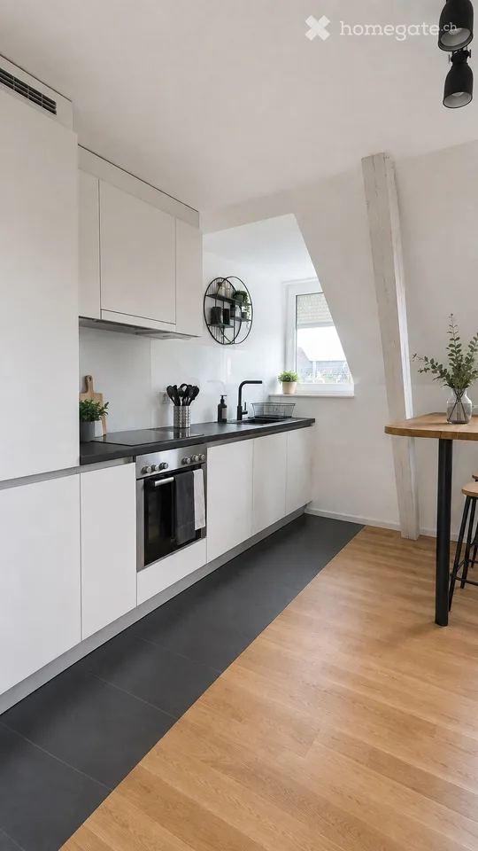 Attic, 2.5 rooms - facing Maladière - Neuchâtel - taking over the lease