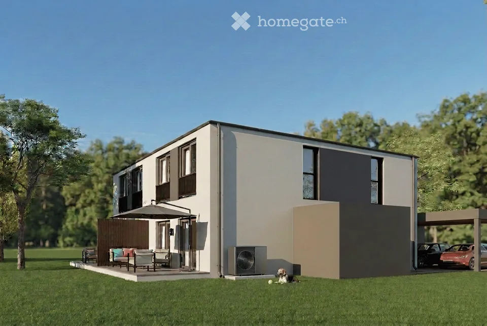 Aureus Homes – Case in legno massiccio di ultima generazione - Casa a schiera moderna a Gränichen