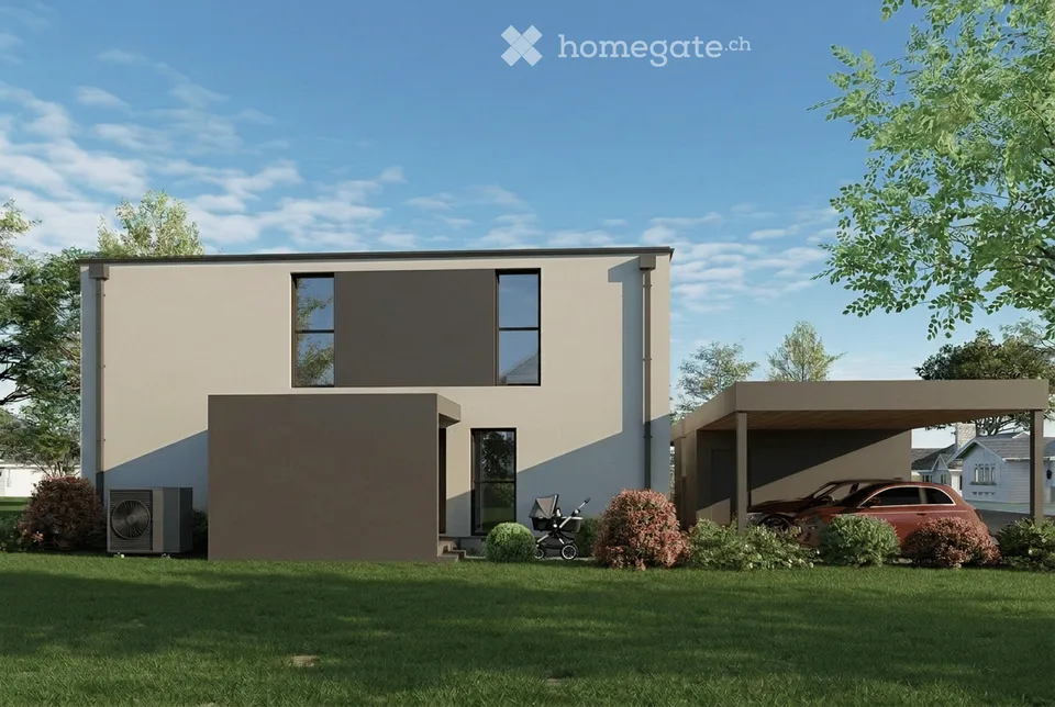 Aureus Homes – Case in legno massiccio di ultima generazione - Casa a schiera moderna a Gränichen
