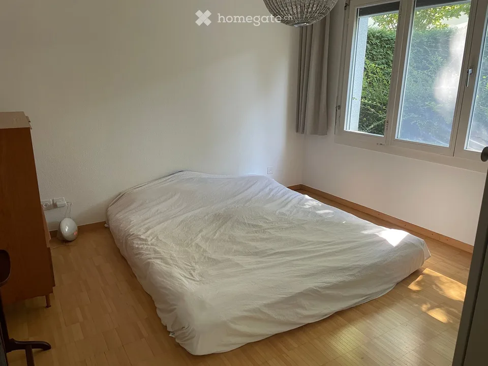 Camino, vasca da bagno con finestra, terrazza & giardino a Küsnacht