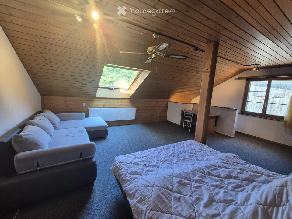 1-Zimmerwohnung möbliert auf Bauernhof zu vermieten