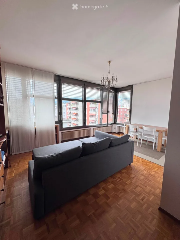 Two-and-a-half-room apartment (2.5) furnished-Lugano Cassarate
