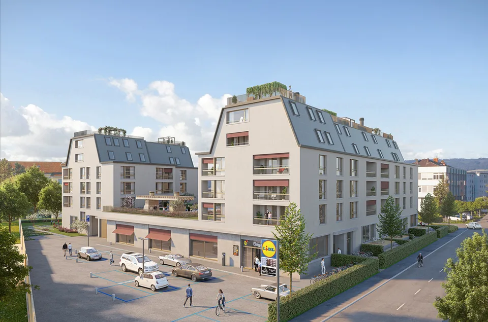 Appartamento con vista sulla città di Uster in affitto